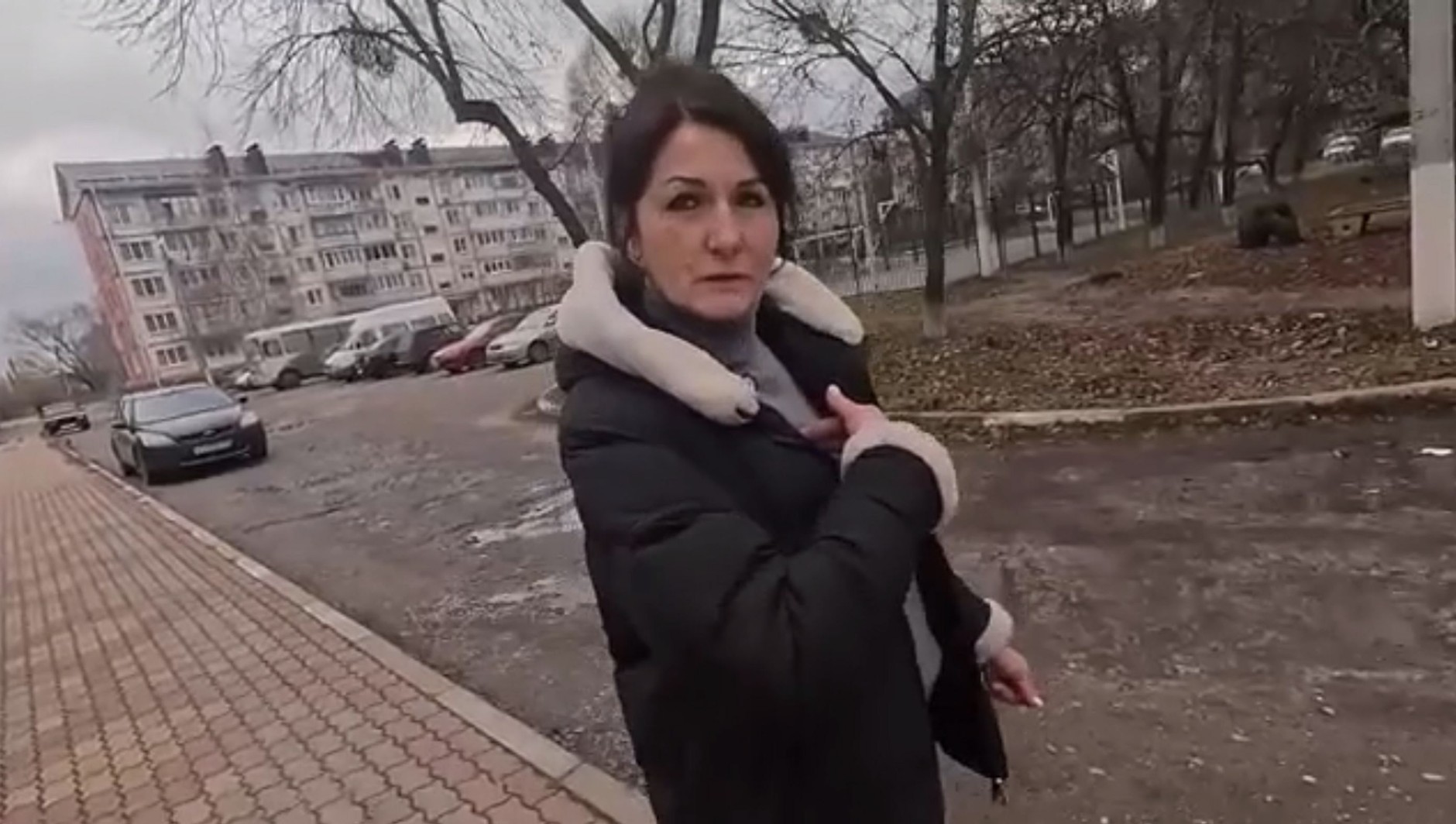 Swietłana, mieszkanka Szebekina, która przeżyła atak recydywisty Aleksieja Kostrikina