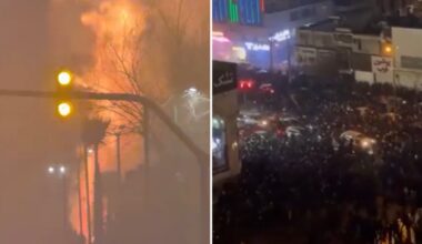 Protesty w Iranie nie ustają, w ogniu stanął budynek rządowy [NAJWAŻNIEJSZE INFORMACJE] - Onet