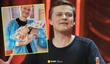Uwielbiany kabareciarz po raz piąty został tatą. "To zdjęcie nie jest AI"
