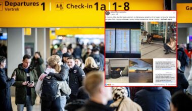 Chaos na lotnisku w Amsterdamie. Podróżni relacjonują. "Masowe anulacje"