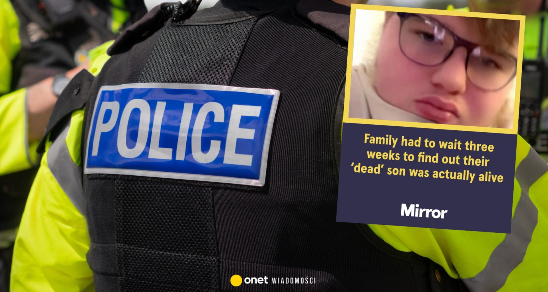 Fatalna pomyłka policji. Rodzicom przekazała, że ich syn zginął w wypadku