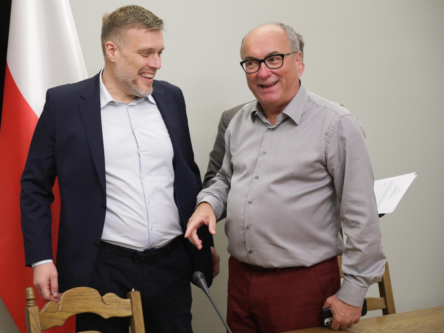 Adrian Zandberg i Włodzimierz Czarzasty