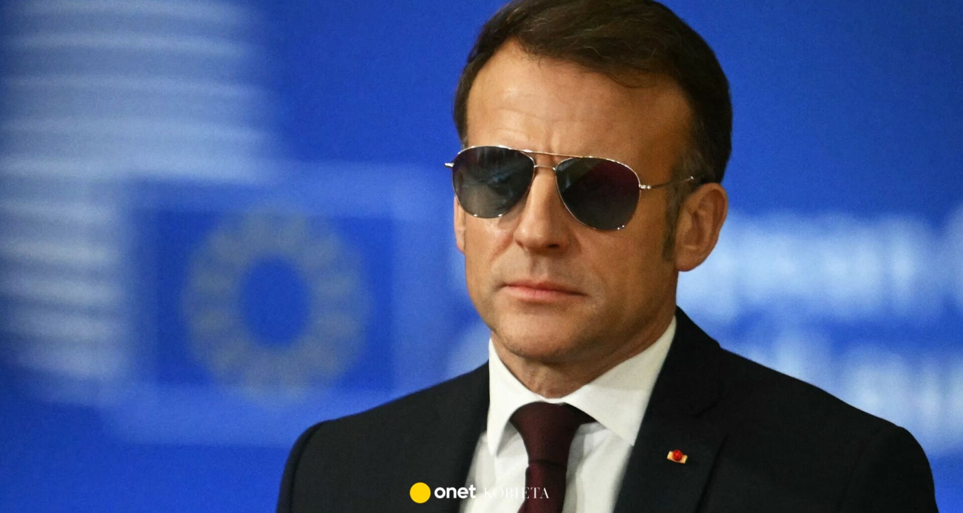 Ciemne okulary Emmanuela Macrona hitem. Akcje producenta wystrzeliły