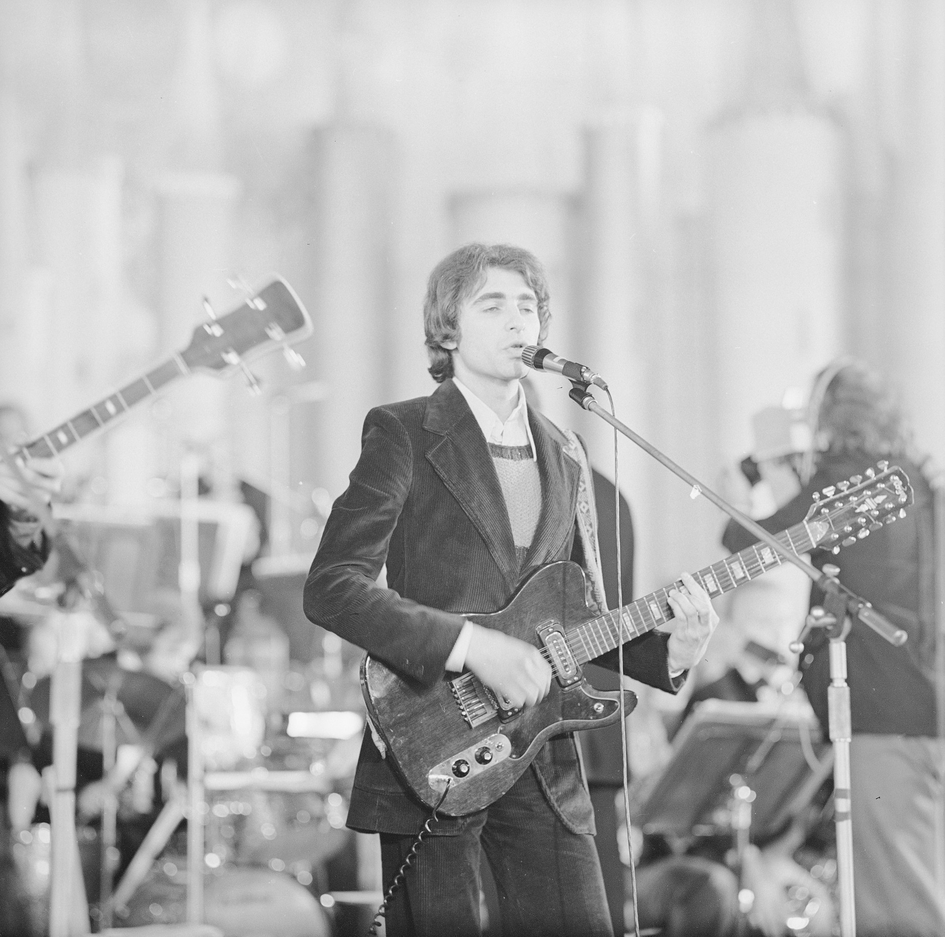 Seweryn Krajewski podczas XII Krajowego Festiwalu Piosenki Polskiej w Opolu (1974)