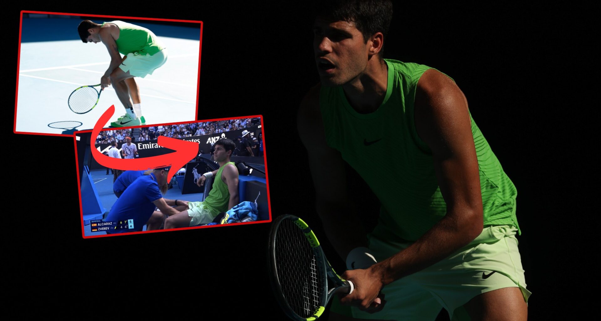 Carlos Alcaraz i kłopoty w trzecim secie