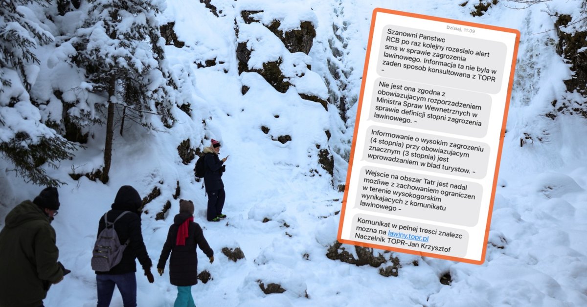 Komunikat naczelnika TOPR