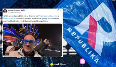 Janusz Kowalski na sylwestrze TV Republika. Pokazał taneczne nagranie