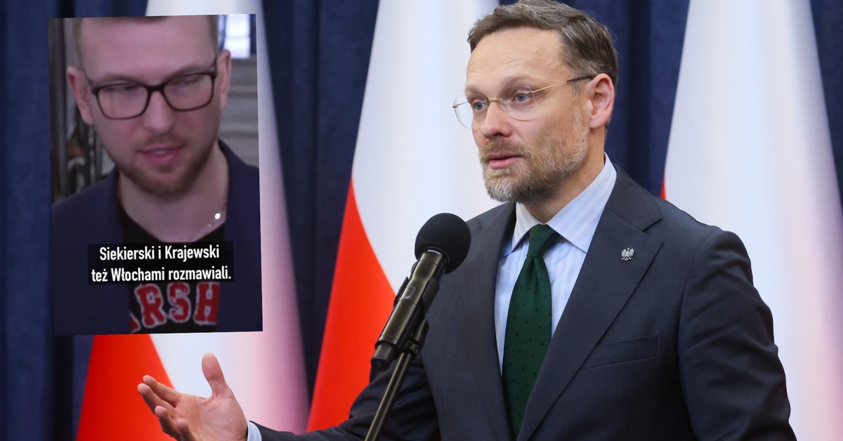 Tak pracownik TV Republika przeszkadzał podczas wywiadu. Jest nagranie - Onet