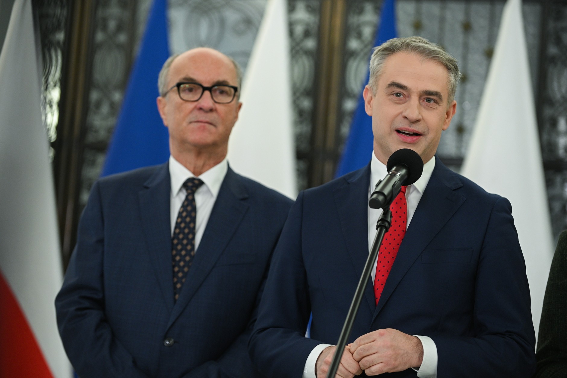 Włodzimierz Czarzasty i Krzysztof Gawkowski