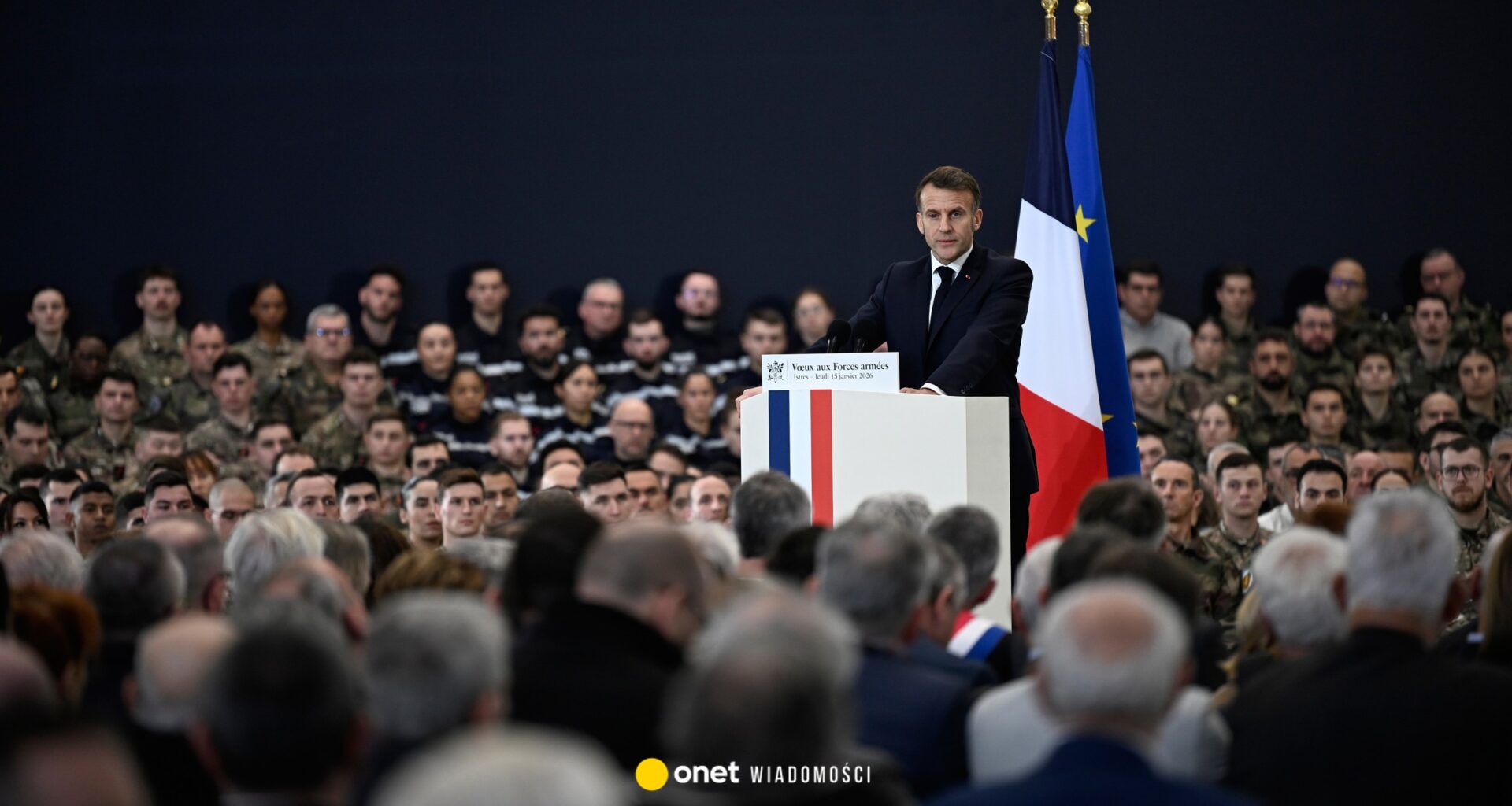 Atak Rosji z użyciem Oriesznika. Macron: Francja jest w zasięgu - Onet Wiadomości