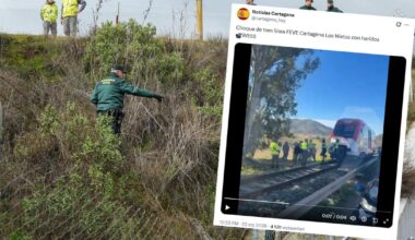 Pociąg w Hiszpanii uderzył w dźwig. Są ranni - Onet