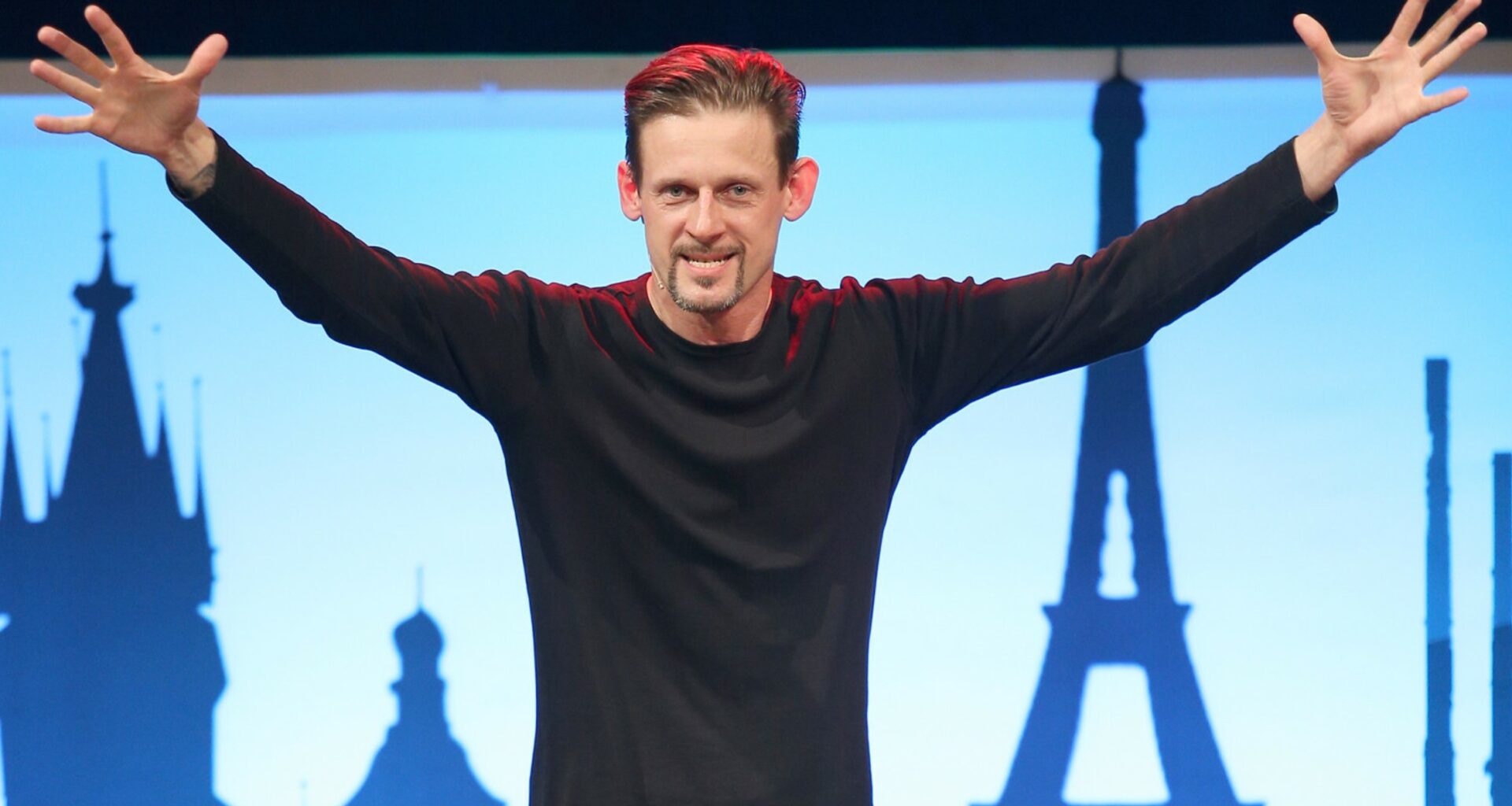 Michał Wójcik z Kabaretu Ani Mru-Mru (2016 r.)