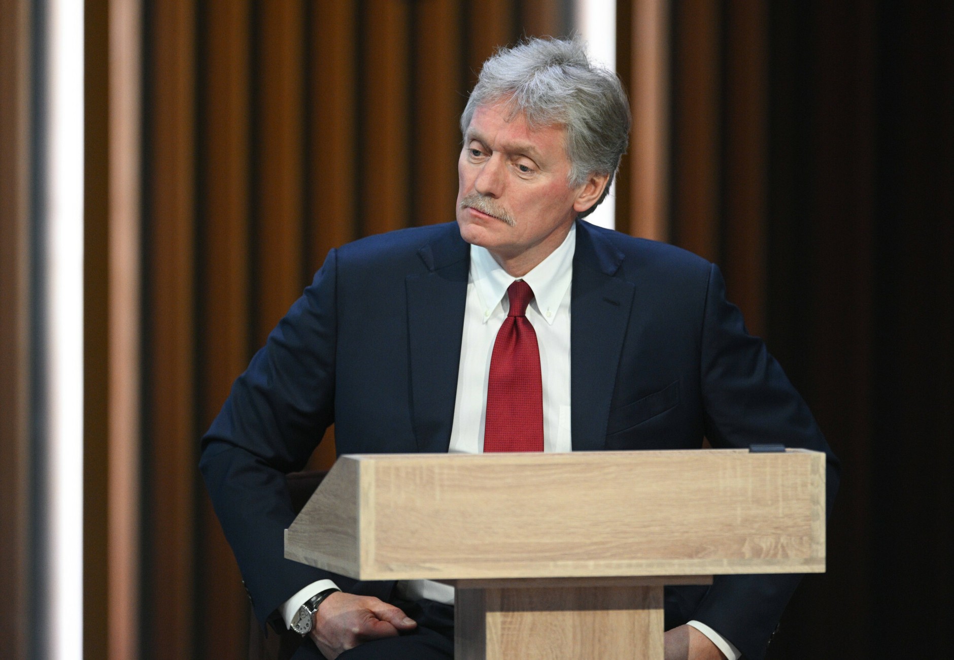 Rzecznik prezydenta Rosji Dmitrij Pieskow, 19 grudnia 2024 r.