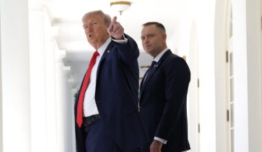 Prezydent USA Donald Trump i prezydent Polski Karol Nawrocki