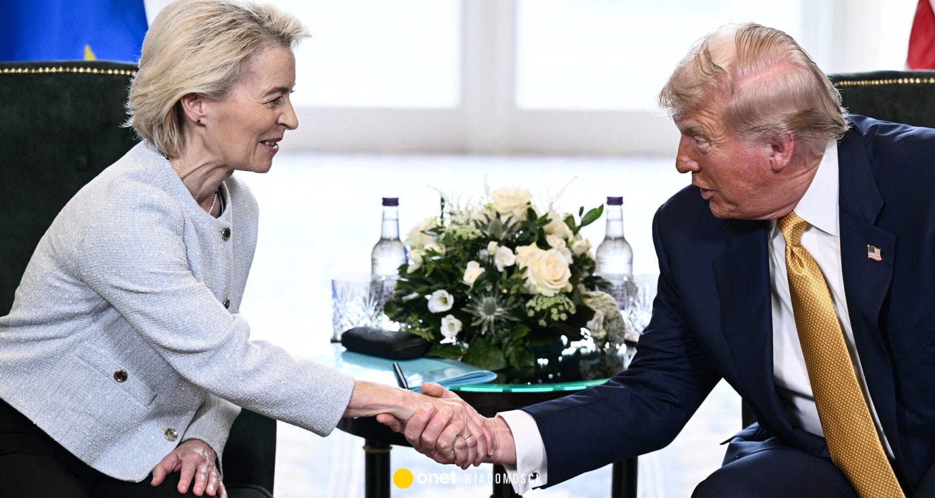 Donald Trump szantażuje Europę. "Unia nie ma gospodarczej bazooki, Stany są znacznie silniejsze"