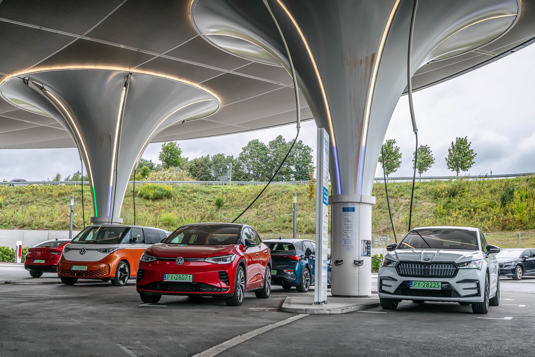 Stacja ładowania samochodów elektrycznych