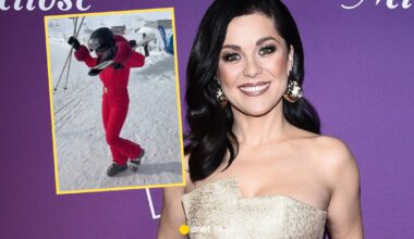 Katarzyna Cichopek pląsa po stoku narciarskim. Emocje wywołał jej drogi kombinezon