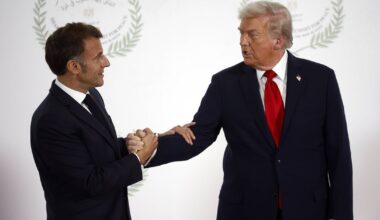 Emmanuel Macron i Donald Trump