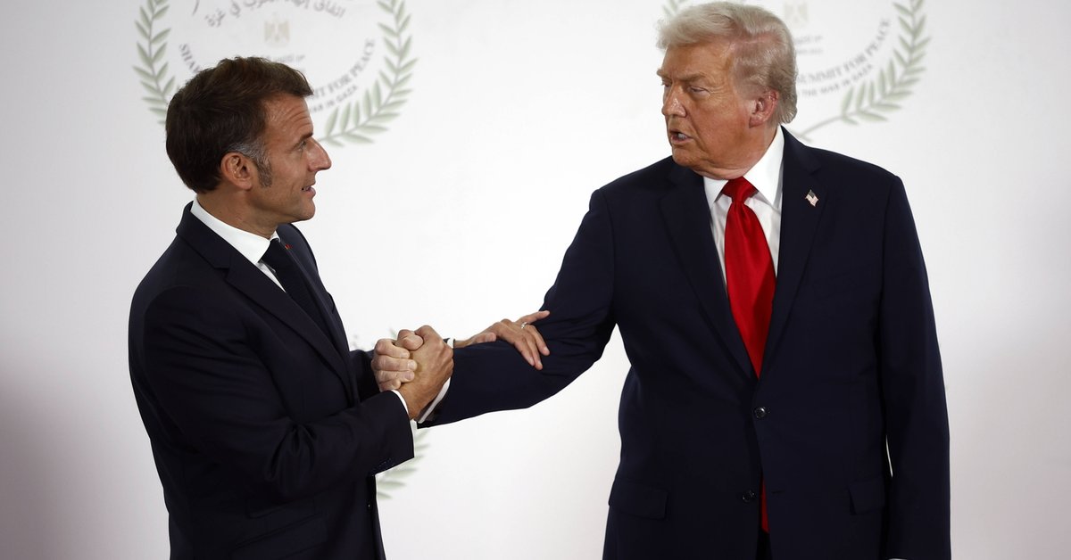 Emmanuel Macron i Donald Trump