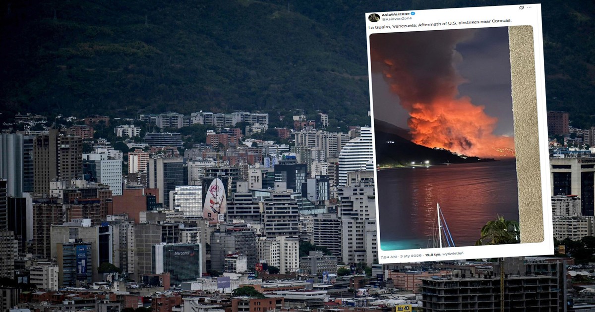 W stolicy Wenezueli słychać eksplozje i przelatujące samoloty. Trump ostrzegał
