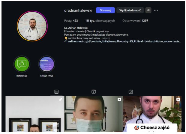 Fot. Instagram / Modyfikacje: Demagog