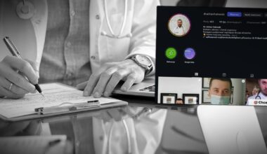 Fikcyjny lekarz z&nbsp;Instagrama. Wygenerowano go przy&nbsp;użyciu AI (fot. Instagram)