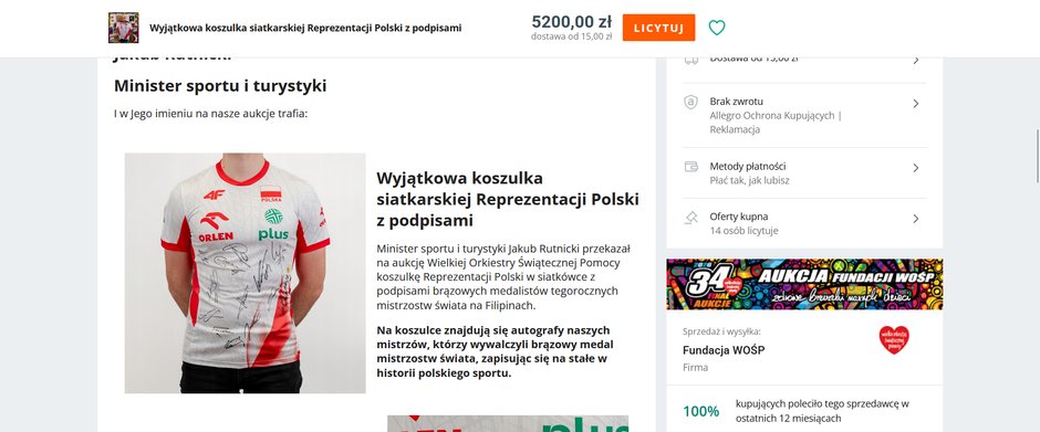 Aukcja WOŚP