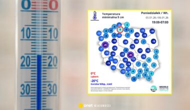 Temperatura spadła aż do -20 st. C. Silne mrozy ogarniają Polskę [MAPY]