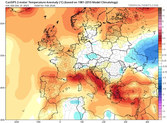Luty zapowiada się z umiarkowanymi temperaturami, co oznacza, że zima tak łatwo może nie dać za wygraną