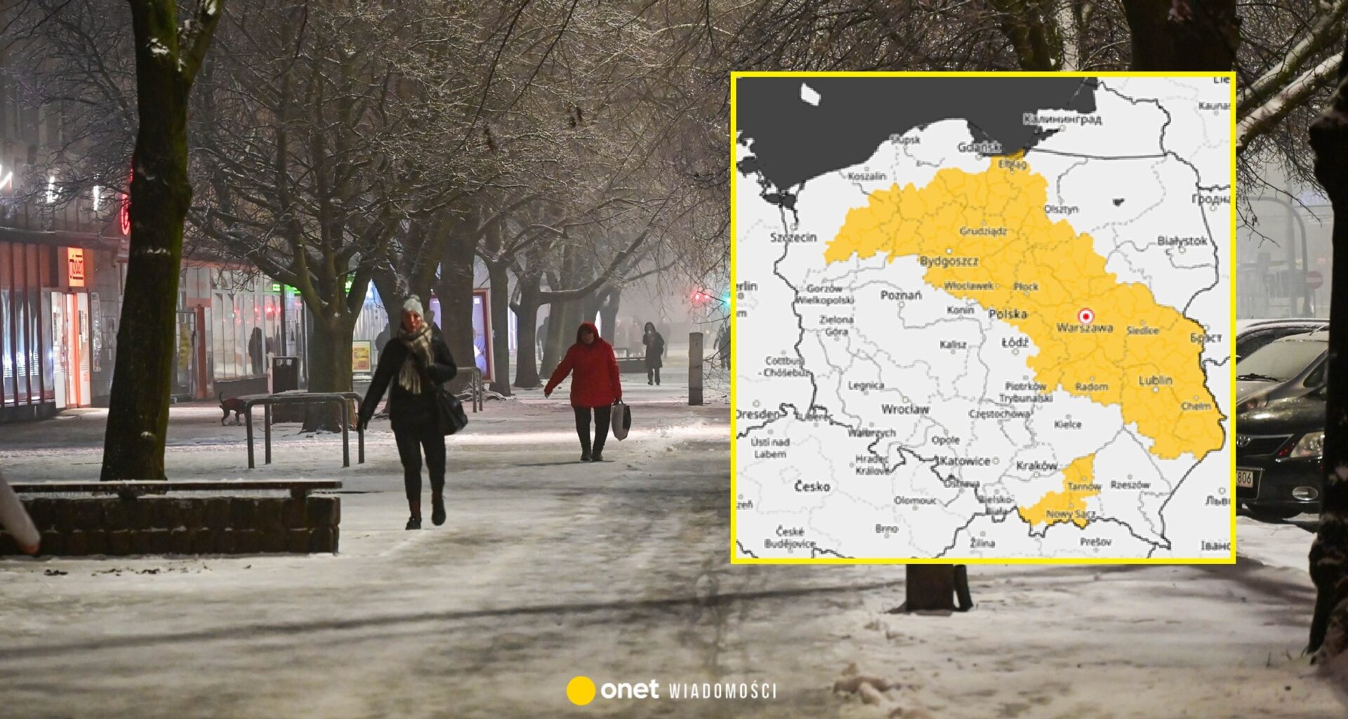 Podwójne alerty IMGW dla sporej części Polski. Niespokojne godziny w pogodzie