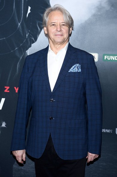 Krzysztof Janczar na premierze "Polowania" (2023 r.)