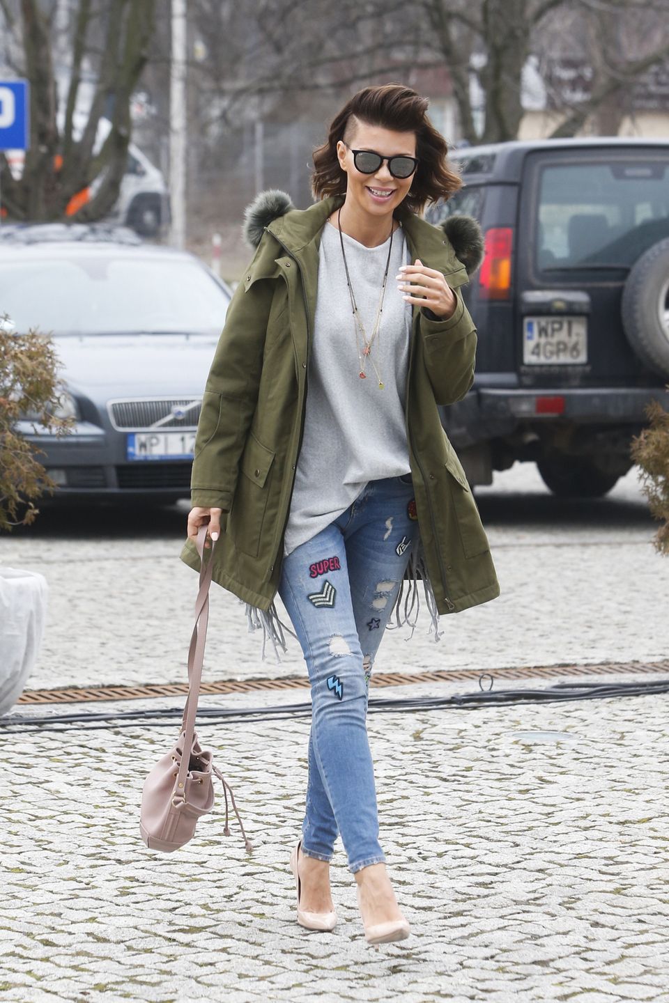 Edyta Górniak w jeansowych rurkach 