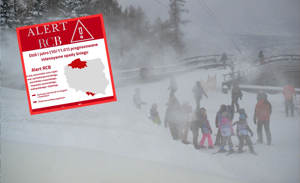 Pod autem załamał się lód. Dwóch mężczyzn wpadło do jeziora