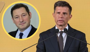 Ryszard Petru i Kamil Wnuk (w kółku)