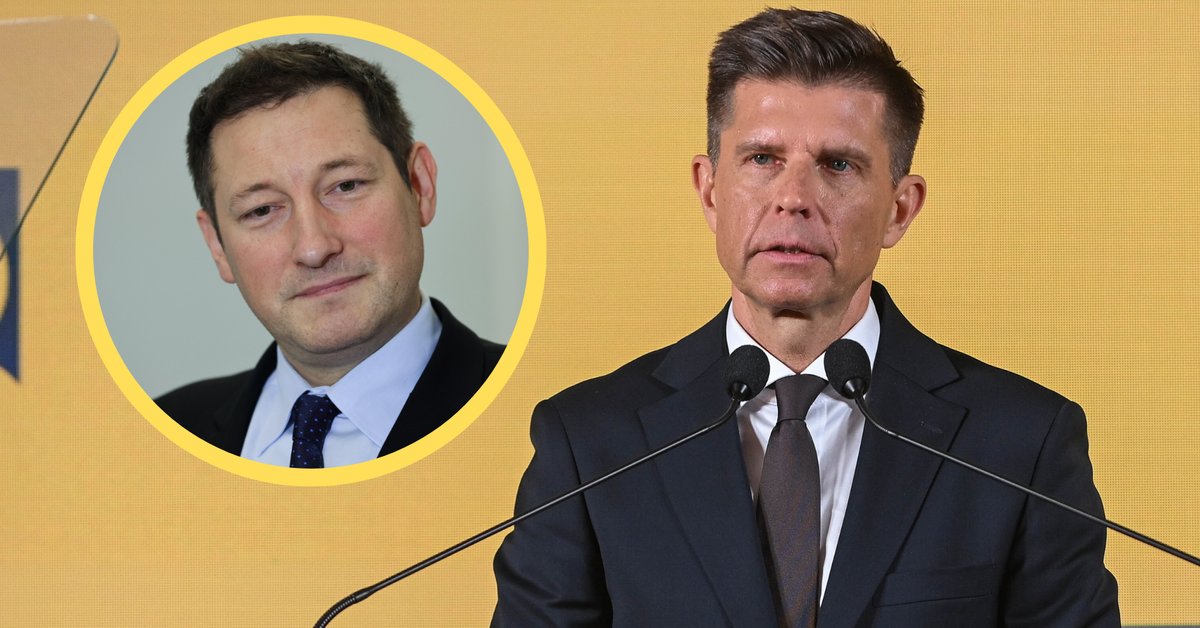 Ryszard Petru i Kamil Wnuk (w kółku)