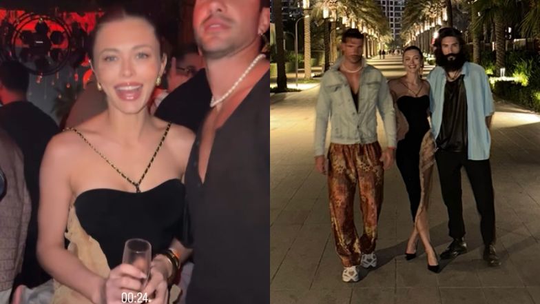 Justyna Steczkowska zakłada kozaki na szpilce na spacer po zaśnieżonych górach: "TO JEST PRZEDŁUŻENIE MOJEJ NOGI"