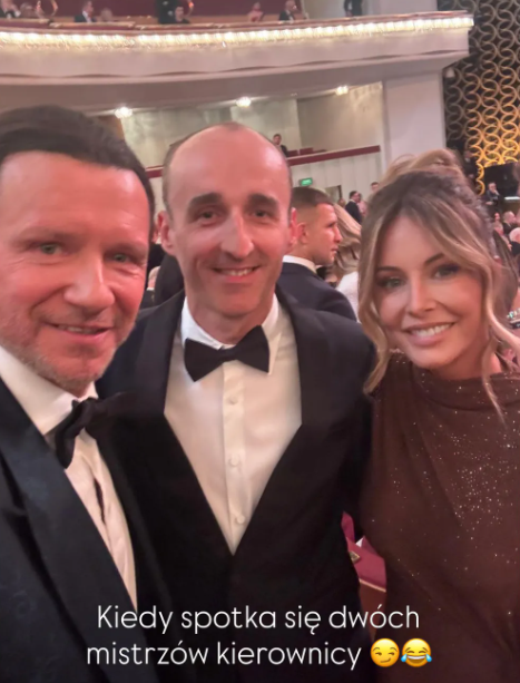 Małgorzata Rozenek z Radosławem Majdanem i Robertem Kubicą na Gali Mistrzów Sportu 2026