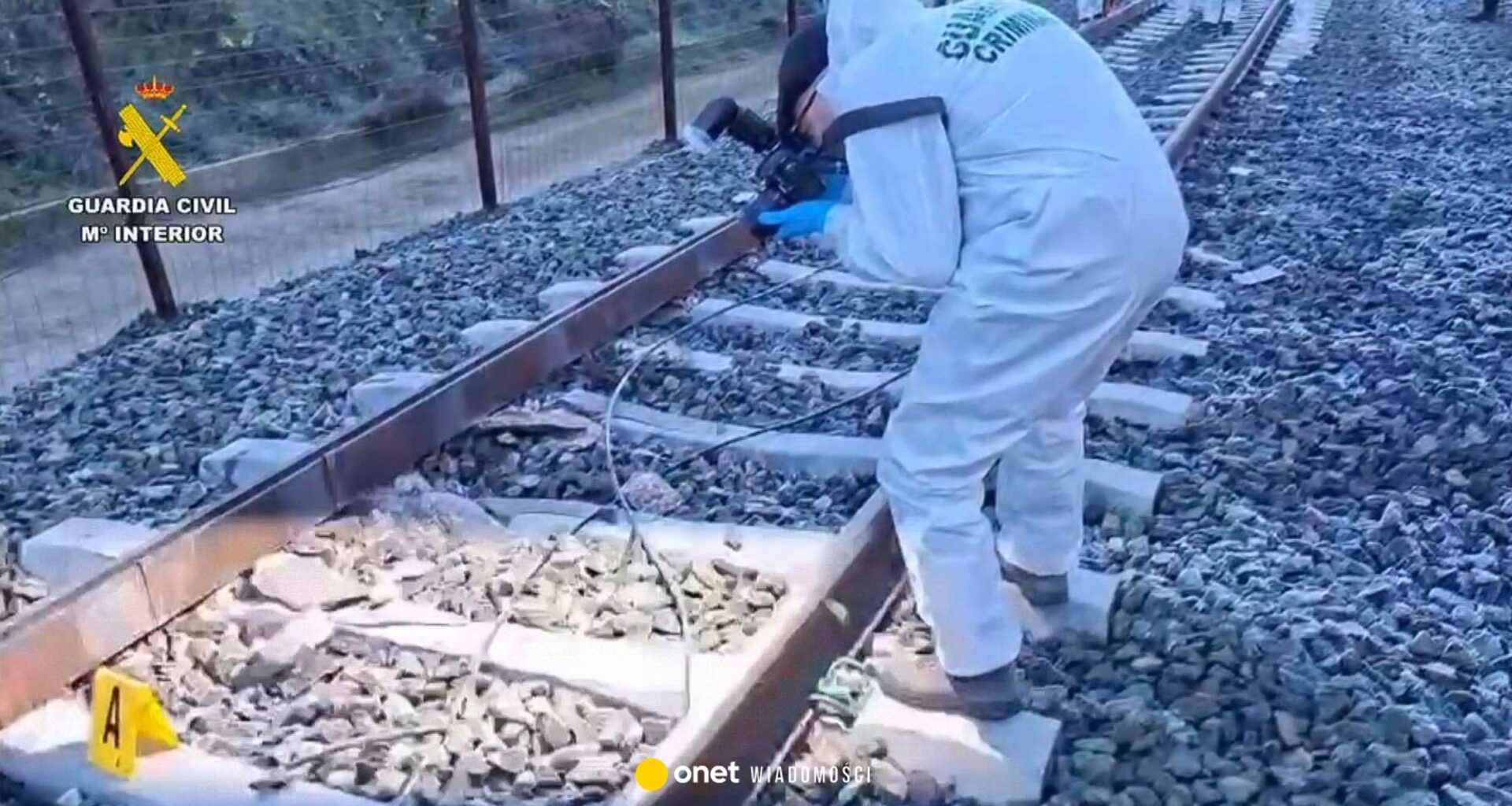 Śledztwo po katastrofie kolejowej w Hiszpanii. Główny wątek dotyczy torów