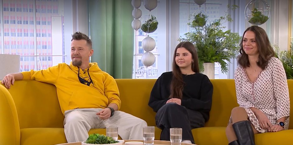 Bartosz i Katarzyna Obuchowiczowie z córką Marceliną