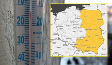 Ostrzeżenia przed silnym mrozem obowiązują już na krańcach wschodnich Polski