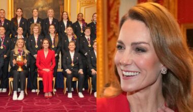 Księżna Kate w eleganckiej czerwieni na przyjęciu. Jest ogień?