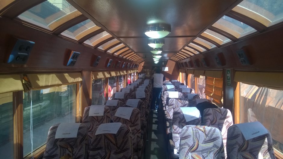 Wnętrze wagonu 1 klasy 'Turistico'