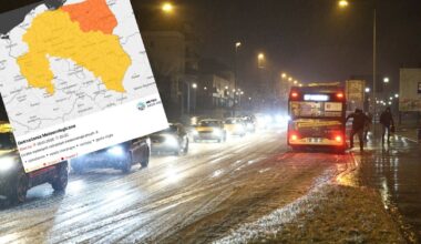Ślisko na drogach przez marznący deszcz. IMGW przedłuża alerty pogodowe