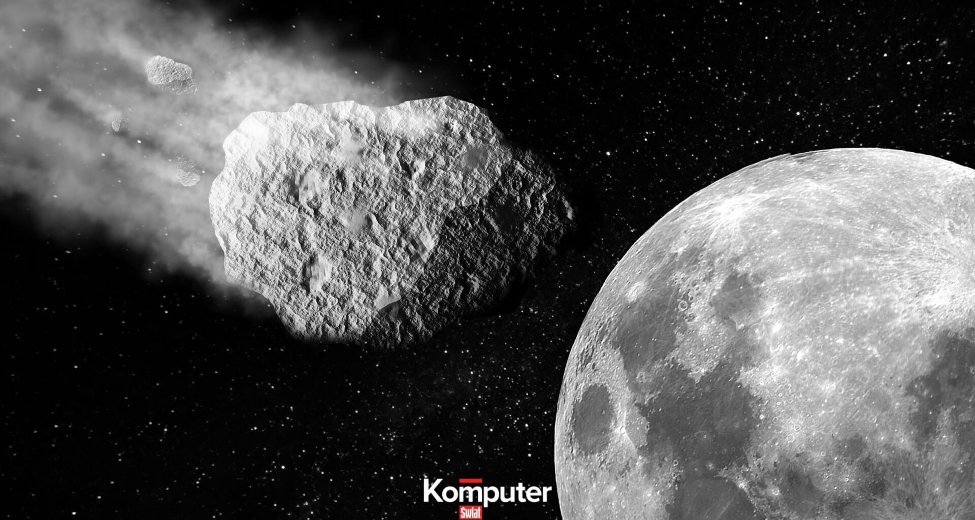 Księżyc zagrożony. W jego stronę zmierza niebezpieczna asteroida