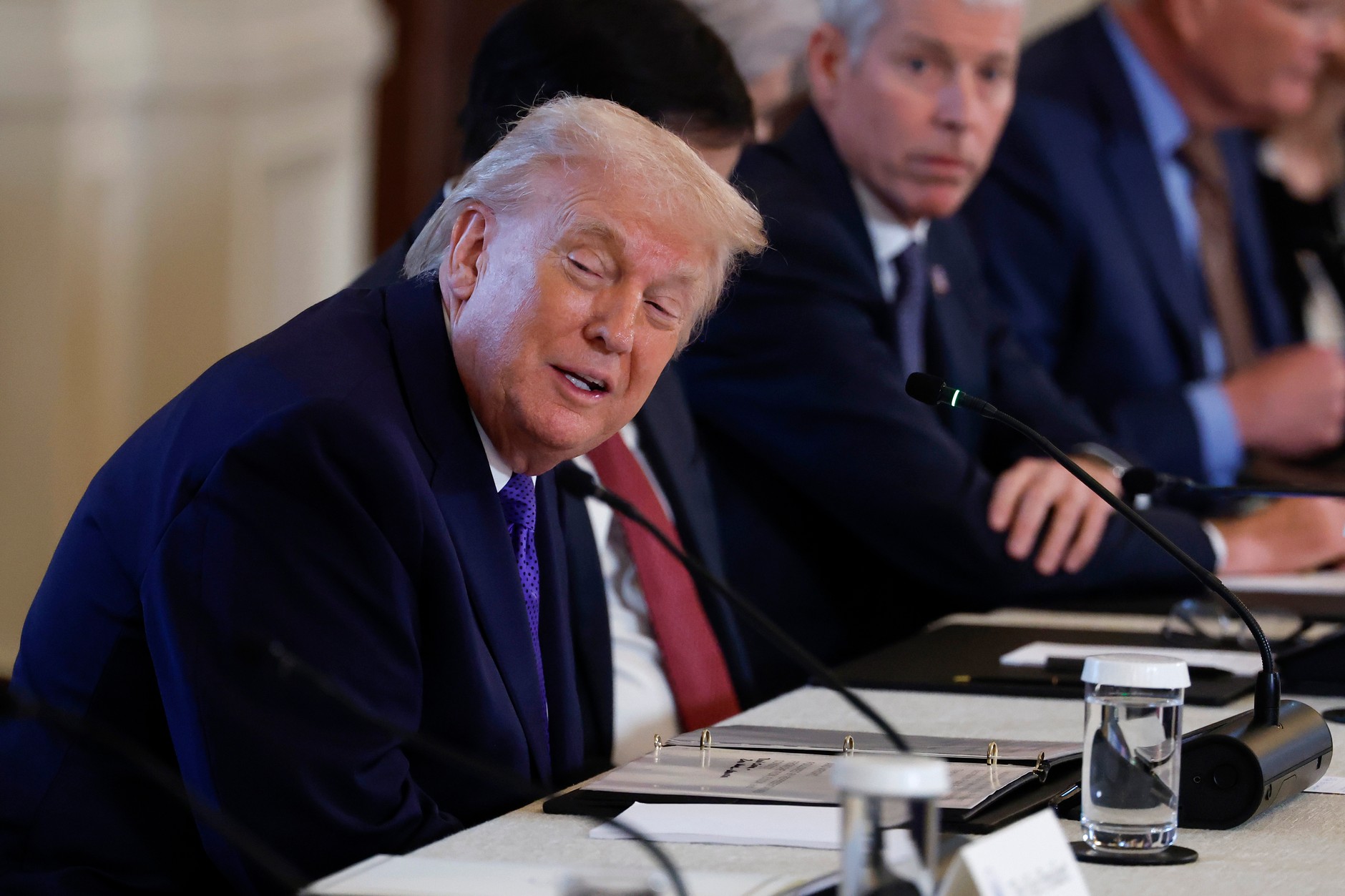 Prezydent USA Donald Trump w Białym Domu, 9 stycznia 2026 r