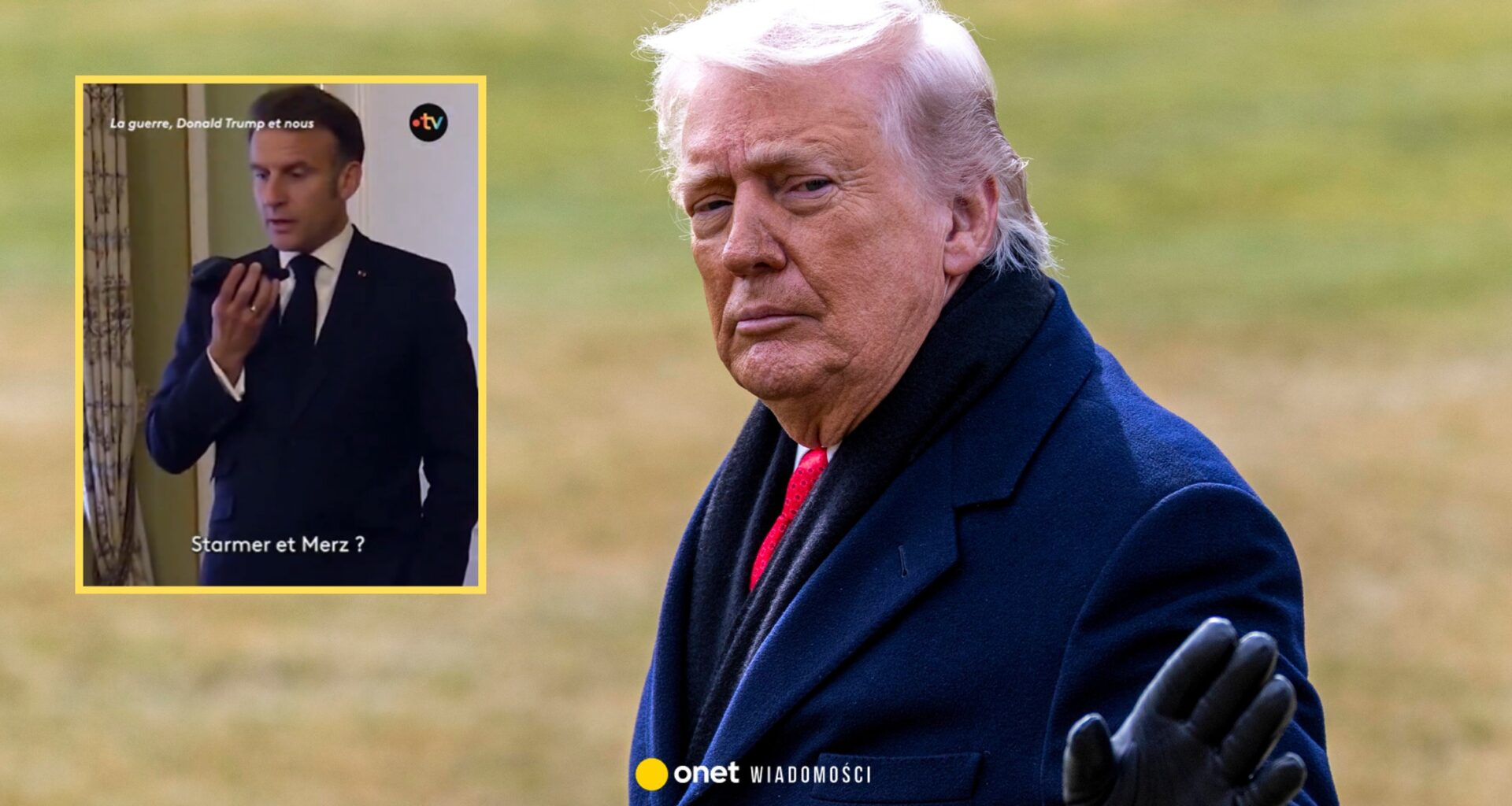 Francuzi pokazali nagranie z Trumpem. Po słowach Macrona wspomniał o jednym