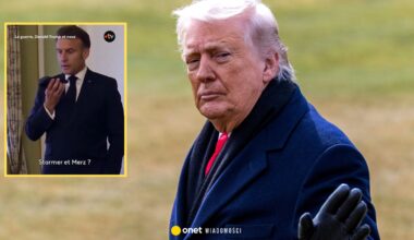 Francuzi pokazali nagranie z Trumpem. Po słowach Macrona wspomniał o jednym