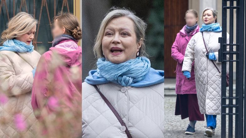 Dawno niewidziana Agnieszka Wagner przyłapana z córką na mieście