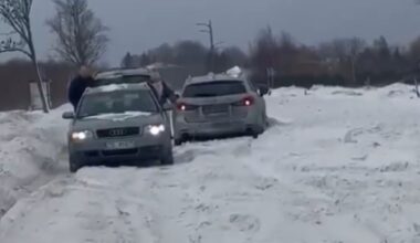 Dziwny ślad na śniegu. Leśnicy tłumaczą