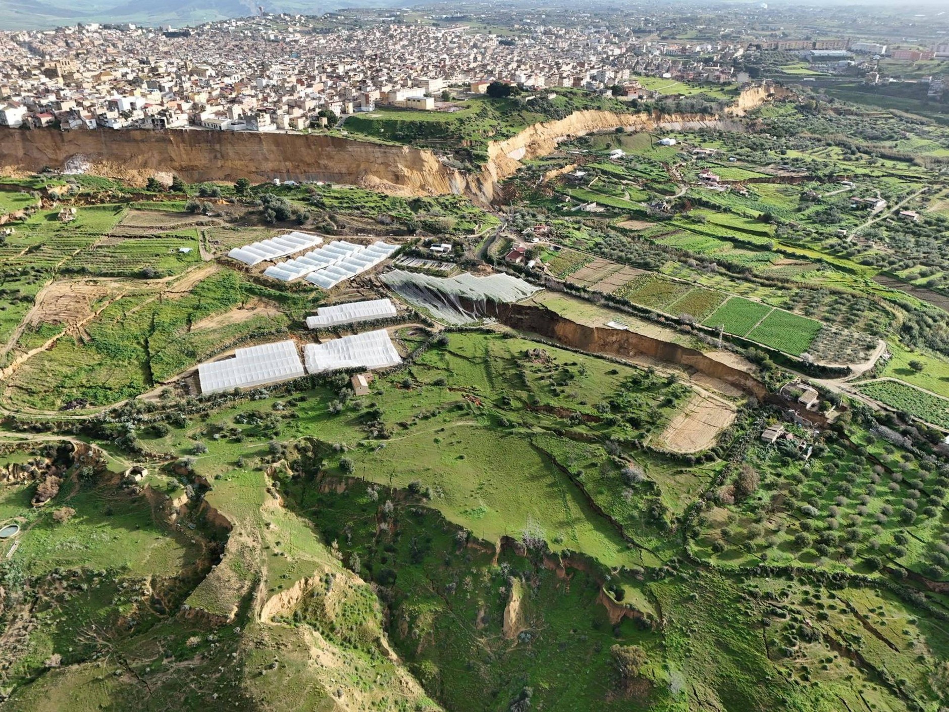 Osuwisko w sycylijskim mieście Niscemi - 26 stycznia, 2026 r.